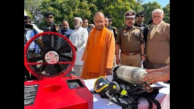 Uttar Pradesh CM Yogi Adityanath launching 38 fire stations virtually from Lucknow on February 29. (Sourced) Uttar Pradesh CM Yogi Adityanath launching 38 fire stations virtually from Lucknow on February 29. (Sourced)