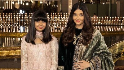 While Abhishek Bachchan is already in Jamnagar, Aishwarya Rai and Aaradhya might join him soon. The wedding itself does not take place until July and festivities de facto began on Wednesday when Anant and his bride-to-be hosted a communal dinner for local villagers that served 51,000. While Abhishek Bachchan is already in Jamnagar, Aishwarya Rai and Aaradhya might join him soon. The wedding itself does not take place until July and festivities de facto began on Wednesday when Anant and his bride-to-be hosted a communal dinner for local villagers that served 51,000. 