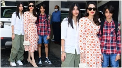 Karisma Kapoor embraced motherhood in 2005, at a time, when she was doing big films. She married Sunjay Kapur, who is a Delhi-based businessman, in 2003. The former couple share two children – daughter Samaira Kapoor and son Kiaan Raj Kapoor. In 2014, Karisma and Sanjay filed for divorce through mutual consent. (HT Photo/Varinder Chawla) Karisma Kapoor embraced motherhood in 2005, at a time, when she was doing big films. She married Sunjay Kapur, who is a Delhi-based businessman, in 2003. The former couple share two children – daughter Samaira Kapoor and son Kiaan Raj Kapoor. In 2014, Karisma and Sanjay filed for divorce through mutual consent. (HT Photo/Varinder Chawla)
