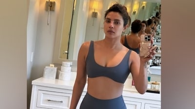 Priyanka Chopra shares a post-workout mirror selfie on Instagram. (Instagram) Priyanka Chopra shares a post-workout mirror selfie on Instagram. (Instagram)