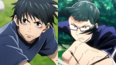 Yuta and Maki in Jujutsu Kaisen anime. Yuta and Maki in Jujutsu Kaisen anime.