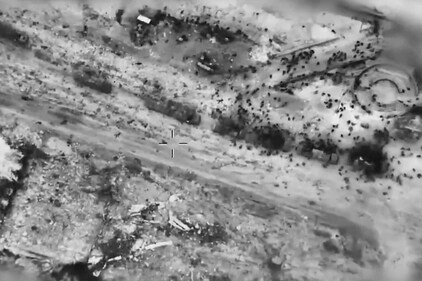 In this screen grab taken from video and released by the Israeli army on Thursday, Feb. 29, 2024, (IDF via AP) In this screen grab taken from video and released by the Israeli army on Thursday, Feb. 29, 2024, (IDF via AP)