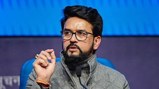 Union minister Anurag Thakur. (PTI)