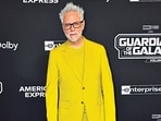 James Gunn also reveals new logo for the coming Superman. (Jordan Strauss/Invision/AP)