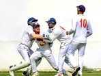 While Vidarbha had a more comfortable win in the quarter-finals against Karnataka – they bowled the opposition out on the final day and won by 127 runs, MP came through against Andhra with the barest of margins – 4 runs. While Vidarbha had a more comfortable win in the quarter-finals against Karnataka – they bowled the opposition out on the final day and won by 127 runs, MP came through against Andhra with the barest of margins – 4 runs.