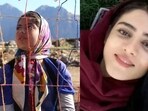A still from The Blue Girl and Sahar Khodayari A still from The Blue Girl and Sahar Khodayari