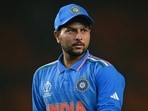 Kuldeep Yadav used to be a tad on the heavier side. Kuldeep Yadav used to be a tad on the heavier side.