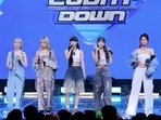 LE SSERAFIM was spotted during their Easy encore stage after their music show on Mnet's M Countdown on February 29. LE SSERAFIM was spotted during their Easy encore stage after their music show on Mnet's M Countdown on February 29.