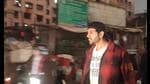 Kartik Aaryan: A film star in the crowd heading to Versova pier. (Suhit Bombaywala)