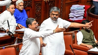 The Vidhana Soudha saw heated arguments a day after the "Pakistan Zindabad" slogans were raised. (ANI Photo) (Savitha ) The Vidhana Soudha saw heated arguments a day after the "Pakistan Zindabad" slogans were raised. (ANI Photo) (Savitha )