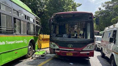 According to the Delhi government’s plan announced by the transport minister Kailash Gahlot earlier, the transport department is expected to have a fleet of 10,480 buses by 2025, 80% of which, or 8,280 buses, will be electric. (HT Photo) According to the Delhi government’s plan announced by the transport minister Kailash Gahlot earlier, the transport department is expected to have a fleet of 10,480 buses by 2025, 80% of which, or 8,280 buses, will be electric. (HT Photo)