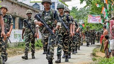 At least 150 companies of CAPF are expected to arrive in the state in first week of March (File Photo) At least 150 companies of CAPF are expected to arrive in the state in first week of March (File Photo)