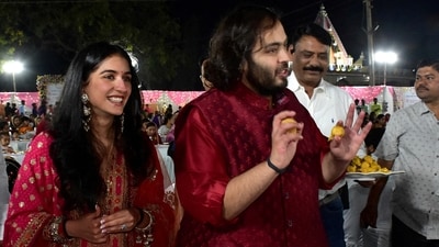 Anant Ambani, son of Mukesh Ambani, Chairman of Reliance Industries, and Radhika Merchant, daughter of industrialist Viren Merchant (REUTERS)