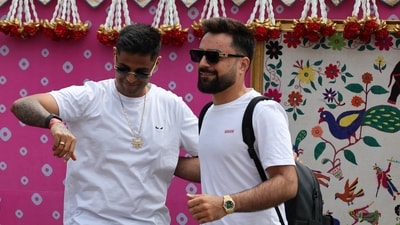 Afghanistan star Rashid Khan was also among the attendees.&nbsp; (REUTERS)