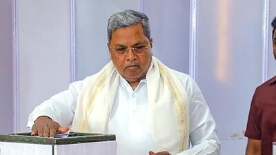 Karnataka Chief Minister Siddaramaiah on Tuesday. (PTI) Karnataka Chief Minister Siddaramaiah on Tuesday. (PTI)