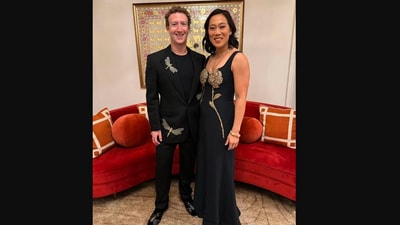 Anant Ambani Radhika Merchant pre wedding: Mark Zuckerberg shared this picture with Priscilla Chan. (Instagram/@zuck) Anant Ambani Radhika Merchant pre wedding: Mark Zuckerberg shared this picture with Priscilla Chan. (Instagram/@zuck)