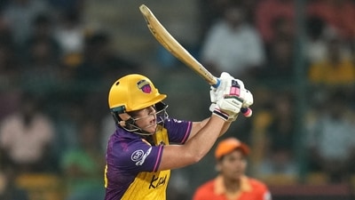 UP Warriorz' Grace Harris plays a shot during a WPL 2024 match vs Gujarat Giants (PTI) UP Warriorz' Grace Harris plays a shot during a WPL 2024 match vs Gujarat Giants (PTI)