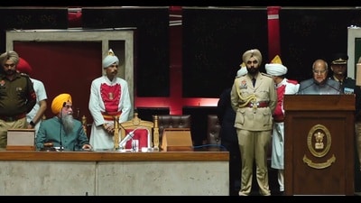 Punjab governor Banwarilal Purohit during his address on Friday. (Sourced) Punjab governor Banwarilal Purohit during his address on Friday. (Sourced)
