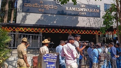 Rameshwaram cafe blast is a intel failure, the BJP said slamming the Siddaramaiah government. (PTI) Rameshwaram cafe blast is a intel failure, the BJP said slamming the Siddaramaiah government. (PTI)