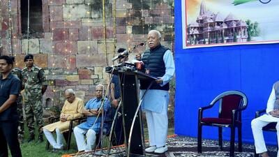 Rashtriya Swayamsevak Sangh (RSS) Chief Mohan Bhagwat addresses a programme at RSS headquarters in Nagpur (ANI) Rashtriya Swayamsevak Sangh (RSS) Chief Mohan Bhagwat addresses a programme at RSS headquarters in Nagpur (ANI)