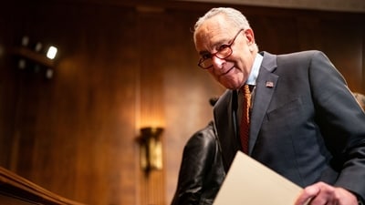 Chuck Schumer hails Bipartisan agreement as good news for Americans. Photographer: Kent Nishimura/Bloomberg (Bloomberg)