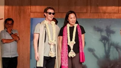 Meta CEO Mark Zuckerberg on Thursday arrived in Jamnagar for the three-day pre-wedding celebrations of Anant Ambani and Radhika Merchant. 