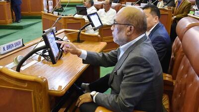 The Manipur assembly first adopted a resolution to enforce NRC and adopt a population commission on August 6, 2022 (ANI) The Manipur assembly first adopted a resolution to enforce NRC and adopt a population commission on August 6, 2022 (ANI)