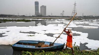 The survey, referring to a CPCB report, said the biological oxygen demand levels and dissolved oxygen levels were only being met at Palla and Wazirabad. (AFP) The survey, referring to a CPCB report, said the biological oxygen demand levels and dissolved oxygen levels were only being met at Palla and Wazirabad. (AFP)