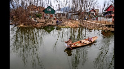 Traffic officials said that the traffic movement was stopped for some time on Jammu-Srinagar national highway around 4pm due to shooting stones at Kishtwari Pathe. (AP) Traffic officials said that the traffic movement was stopped for some time on Jammu-Srinagar national highway around 4pm due to shooting stones at Kishtwari Pathe. (AP)