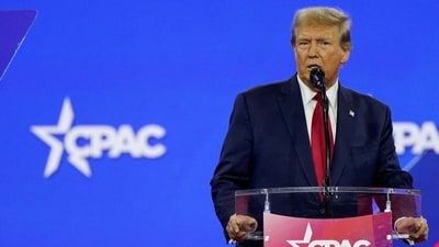 FILE PHOTO: Former U.S. President and Republican presidential candidate Donald Trump addresses the Conservative Political Action Conference (CPAC) annual meeting in National Harbor, Maryland, U.S., February 24, 2024. REUTERS/Elizabeth Frantz/File Photo (REUTERS)