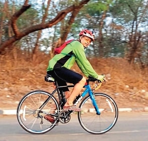 Brijesh Singh has witnessed quite a few accidents happen to cyclists in Mumbai Brijesh Singh has witnessed quite a few accidents happen to cyclists in Mumbai