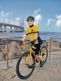 Ensure you have right gear on and are visible to motorists, advises Chetan Shah Ensure you have right gear on and are visible to motorists, advises Chetan Shah