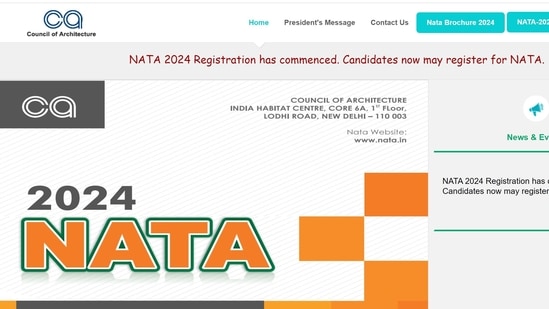 NATA 2024 registration process begins today