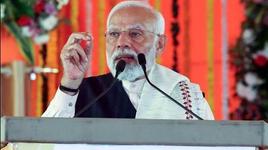 PM Modi was addressing the Bharatiya Janata Party (BJP)’s Vijay Sankalp rally in Jharkhand’s Dhanbad (ANI file photo)