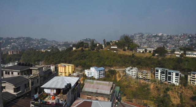 A view of Aizawl (HT Photo) A view of Aizawl (HT Photo)