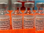 Four vials with the "Nuvaxovid" COVID-19 vaccine from Novavax. REUTERS/Frank Simon/File Photo