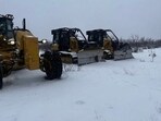 Amid raging wildfires, Texans viewed the sudden snowfall and and rainfall as a “gift from God”. Amid raging wildfires, Texans viewed the sudden snowfall and and rainfall as a “gift from God”.