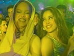 Rihanna clearly had a tonne of fun at the Ambani party on Friday night. Rihanna clearly had a tonne of fun at the Ambani party on Friday night.