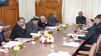 Himachal Pradesh chief minister Sukhvinder Singh Sukhu presides over a Cabinet Meeting in Shimla on Saturday. (ANI) Himachal Pradesh chief minister Sukhvinder Singh Sukhu presides over a Cabinet Meeting in Shimla on Saturday. (ANI)