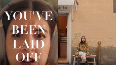 The image shows a scene from the video a woman made after being laid off from her previous job. (LinkedIn/Marta Puerto) The image shows a scene from the video a woman made after being laid off from her previous job. (LinkedIn/Marta Puerto)