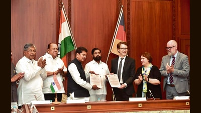 Recently, CM Eknath Shinde signed an MoU with Florian Stegmann, minister of state of Baden-Württemberg, to provide skilled individuals to the German state. Recently, CM Eknath Shinde signed an MoU with Florian Stegmann, minister of state of Baden-Württemberg, to provide skilled individuals to the German state.