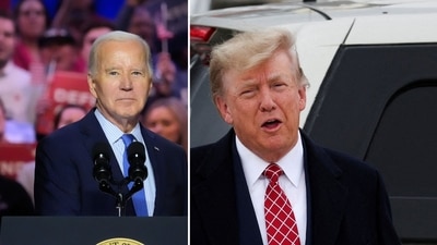 According to a new poll released on Saturday by The New York Times and Siena College, 10% of respondents who supported Biden in 2020 now plan to cast ballots for Trump in November. (Reuters) According to a new poll released on Saturday by The New York Times and Siena College, 10% of respondents who supported Biden in 2020 now plan to cast ballots for Trump in November. (Reuters)
