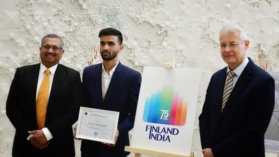 The logo designed by Aman Narayan, a second-year student at the School of Communication, World University of Design was selected as the winner of the challenge. (Handout) The logo designed by Aman Narayan, a second-year student at the School of Communication, World University of Design was selected as the winner of the challenge. (Handout)