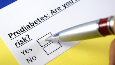 Prediabetes happens when your blood sugar levels are elevated but not high enough to be diagnosed as diabetes. (Shutterstock) Prediabetes happens when your blood sugar levels are elevated but not high enough to be diagnosed as diabetes. (Shutterstock)