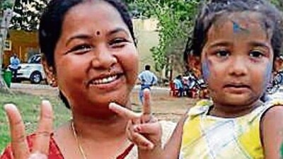Congress’ Geeta Koda registered victory from Singhbhum parliamentary constituency in the 2019 general elections. (HT file photo) Congress’ Geeta Koda registered victory from Singhbhum parliamentary constituency in the 2019 general elections. (HT file photo)