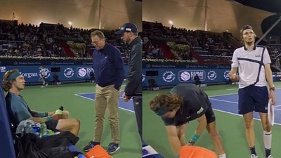Andrey Rublev was controversial defaulted. Andrey Rublev was controversial defaulted.