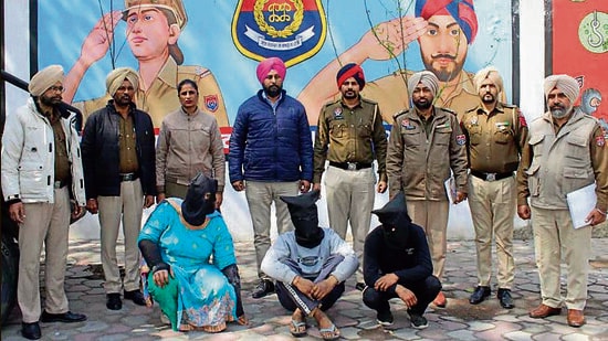 The accused include a transgender person and two sanitary workers who worked at the civil hospital. (HT Photo)