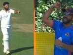 Shardul Thakur's eye-catching celebration after maiden First-Class century; Rahane pumped up Shardul Thakur's eye-catching celebration after maiden First-Class century; Rahane pumped up