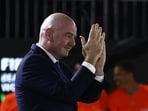 FIFA president Gianni Infantino after a match