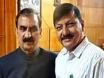 Himachal CM Sukhvinder Sukhu and rebelled MLA Rajinder Rana Himachal CM Sukhvinder Sukhu and rebelled MLA Rajinder Rana